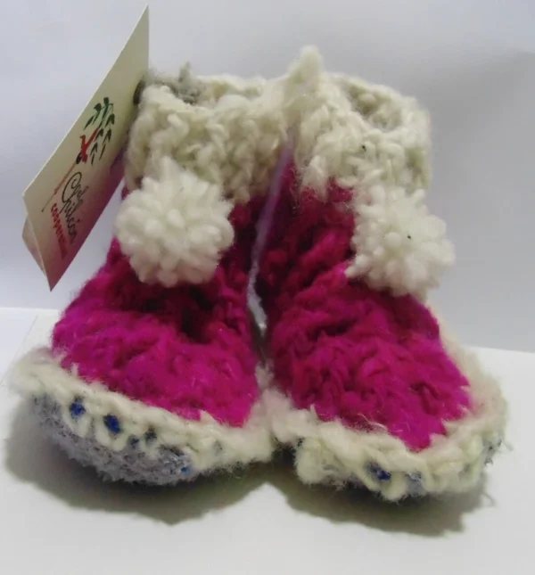 Pantuflas de lana para  niños - Imagen 3