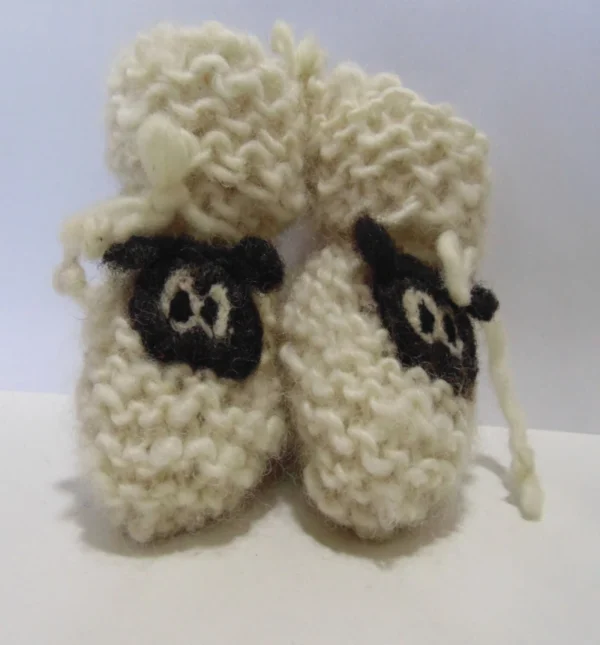 Zapatos de lana bebé - Imagen 8